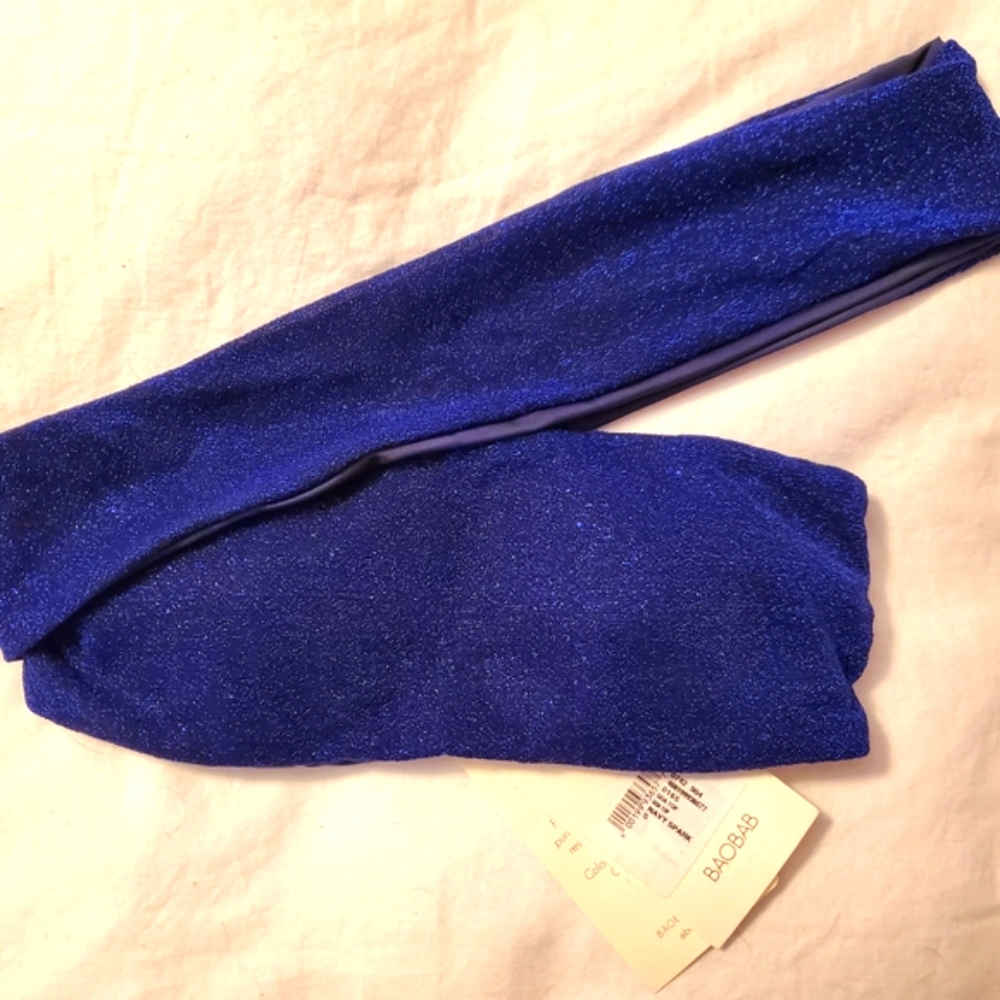 NWT Baobab 3 Piece Set Goa Bikini W/ Mia Pareo Navy Sparkle - Picture 11 of 14